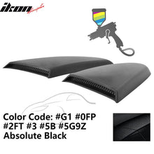 Load image into Gallery viewer, 2015-2023 Mustang R Style Side Quarter Window Louver PU Painted