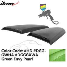 Load image into Gallery viewer, 2015-2023 Mustang R Style Side Quarter Window Louver PU Painted