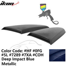 Load image into Gallery viewer, 2015-2023 Mustang R Style Side Quarter Window Louver PU Painted