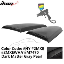 Load image into Gallery viewer, 2015-2023 Mustang R Style Side Quarter Window Louver PU Painted