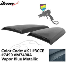 Load image into Gallery viewer, 2015-2023 Mustang R Style Side Quarter Window Louver PU Painted