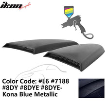 Load image into Gallery viewer, 2015-2023 Mustang R Style Side Quarter Window Louver PU Painted