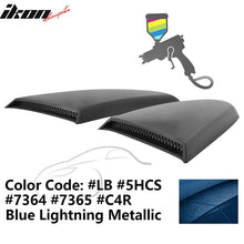Load image into Gallery viewer, 2015-2023 Mustang R Style Side Quarter Window Louver PU Painted