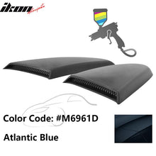 Load image into Gallery viewer, 2015-2023 Mustang R Style Side Quarter Window Louver PU Painted