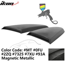 Load image into Gallery viewer, 2015-2023 Mustang R Style Side Quarter Window Louver PU Painted