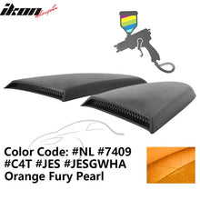 Load image into Gallery viewer, 2015-2023 Mustang R Style Side Quarter Window Louver PU Painted