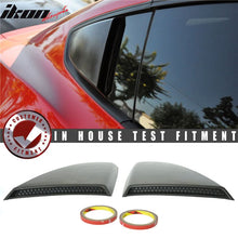 Load image into Gallery viewer, 2015-2023 Mustang R Style Side Quarter Window Louver PU Painted