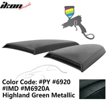 Load image into Gallery viewer, 2015-2023 Mustang R Style Side Quarter Window Louver PU Painted