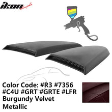 Load image into Gallery viewer, 2015-2023 Mustang R Style Side Quarter Window Louver PU Painted