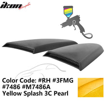Load image into Gallery viewer, 2015-2023 Mustang R Style Side Quarter Window Louver PU Painted