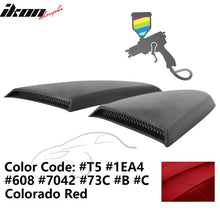 Load image into Gallery viewer, 2015-2023 Mustang R Style Side Quarter Window Louver PU Painted