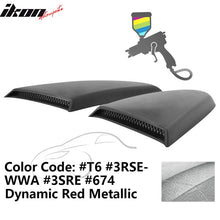 Load image into Gallery viewer, 2015-2023 Mustang R Style Side Quarter Window Louver PU Painted