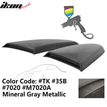 Load image into Gallery viewer, 2015-2023 Mustang R Style Side Quarter Window Louver PU Painted