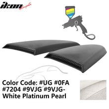 Load image into Gallery viewer, 2015-2023 Mustang R Style Side Quarter Window Louver PU Painted