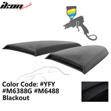 Load image into Gallery viewer, 2015-2023 Mustang R Style Side Quarter Window Louver PU Painted