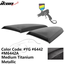 Load image into Gallery viewer, 2015-2023 Mustang R Style Side Quarter Window Louver PU Painted