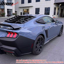 Load image into Gallery viewer, 2024-2025 Ford Mustang 2DR V Style Gloss Black Side Window Louvers ABS