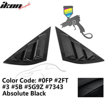 Load image into Gallery viewer, 2021-2023 Ford Mustang Mach-E Window Louvers 3 Vent PC Painted