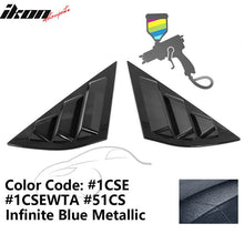 Load image into Gallery viewer, 2021-2023 Ford Mustang Mach-E Window Louvers 3 Vent PC Painted