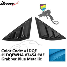 Load image into Gallery viewer, 2021-2023 Ford Mustang Mach-E Window Louvers 3 Vent PC Painted