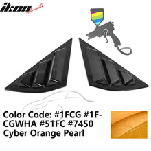 Load image into Gallery viewer, 2021-2023 Ford Mustang Mach-E Window Louvers 3 Vent PC Painted