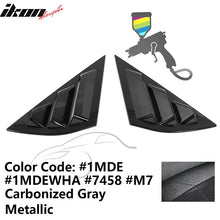 Load image into Gallery viewer, 2021-2023 Ford Mustang Mach-E Window Louvers 3 Vent PC Painted