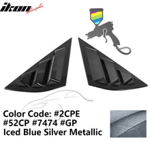 Load image into Gallery viewer, 2021-2023 Ford Mustang Mach-E Window Louvers 3 Vent PC Painted