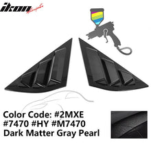 Load image into Gallery viewer, 2021-2023 Ford Mustang Mach-E Window Louvers 3 Vent PC Painted