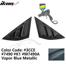 Load image into Gallery viewer, 2021-2023 Ford Mustang Mach-E Window Louvers 3 Vent PC Painted