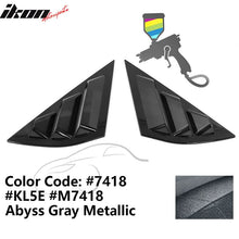 Load image into Gallery viewer, 2021-2023 Ford Mustang Mach-E Window Louvers 3 Vent PC Painted