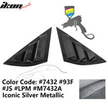 Load image into Gallery viewer, 2021-2023 Ford Mustang Mach-E Window Louvers 3 Vent PC Painted