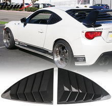 Load image into Gallery viewer, 2013-2020 Subaru BRZ IKON Style Rear Window Louver Guard ABS