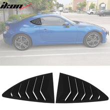 Load image into Gallery viewer, 2013-2020 Subaru BRZ IKON Style Rear Window Louver Guard ABS