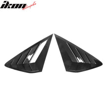 Load image into Gallery viewer, 2023-2025 Honda Accord IKON Black Rear Quarter Window Louver ABS