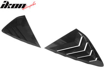 Load image into Gallery viewer, 2023-2025 Honda Accord IKON Black Rear Quarter Window Louver ABS