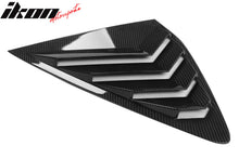 Load image into Gallery viewer, 2023-2025 Honda Accord IKON Black Rear Quarter Window Louver ABS