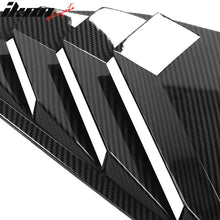 Load image into Gallery viewer, 2023-2025 Honda Accord IKON Black Rear Quarter Window Louver ABS