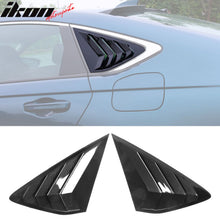 Load image into Gallery viewer, 2023-2025 Honda Accord IKON Black Rear Quarter Window Louver ABS