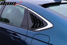 Load image into Gallery viewer, 2023-2025 Honda Accord IKON Black Rear Quarter Window Louver ABS