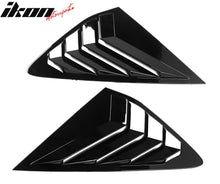 Load image into Gallery viewer, 2023-2025 Honda Accord IKON Black Rear Quarter Window Louver ABS