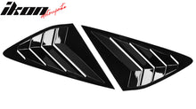 Load image into Gallery viewer, 2023-2025 Honda Accord IKON Black Rear Quarter Window Louver ABS