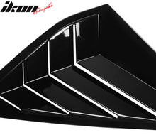 Load image into Gallery viewer, 2023-2025 Honda Accord IKON Black Rear Quarter Window Louver ABS