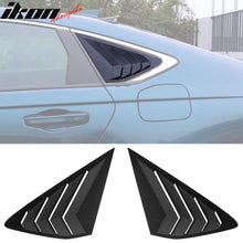 Load image into Gallery viewer, 2023-2025 Honda Accord IKON Black Rear Quarter Window Louver ABS