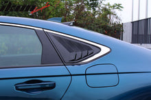 Load image into Gallery viewer, 2023-2025 Honda Accord IKON Black Rear Quarter Window Louver ABS