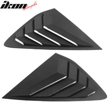 Load image into Gallery viewer, 2023-2025 Honda Accord IKON Black Rear Quarter Window Louver ABS
