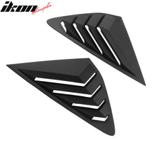 Load image into Gallery viewer, 2023-2025 Honda Accord IKON Black Rear Quarter Window Louver ABS