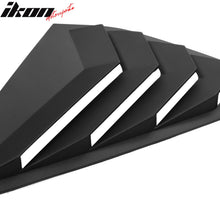 Load image into Gallery viewer, 2023-2025 Honda Accord IKON Black Rear Quarter Window Louver ABS