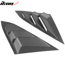 Load image into Gallery viewer, 2016-2021 Honda Civic Sedan Unpainted Side Quarter Window Louvers ABS