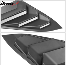 Load image into Gallery viewer, 2016-2021 Honda Civic Sedan Unpainted Side Quarter Window Louvers ABS