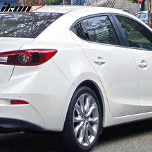 Load image into Gallery viewer, 2014-2018Â Mazda 3 Gloss Black Rear Window Louvers Quarter Scoop ABS